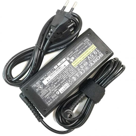 Originele 90W Sony Vaio VPCEA3BFX/WI VPCEA3BFX Oplader Adapter + Netsnoer - Klik op de afbeelding om het venster te sluiten