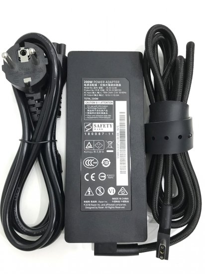 200W Razer Blade 15 RZ09-03009W97-R3W1 Power Adapter Oplader Origineel - Klik op de afbeelding om het venster te sluiten